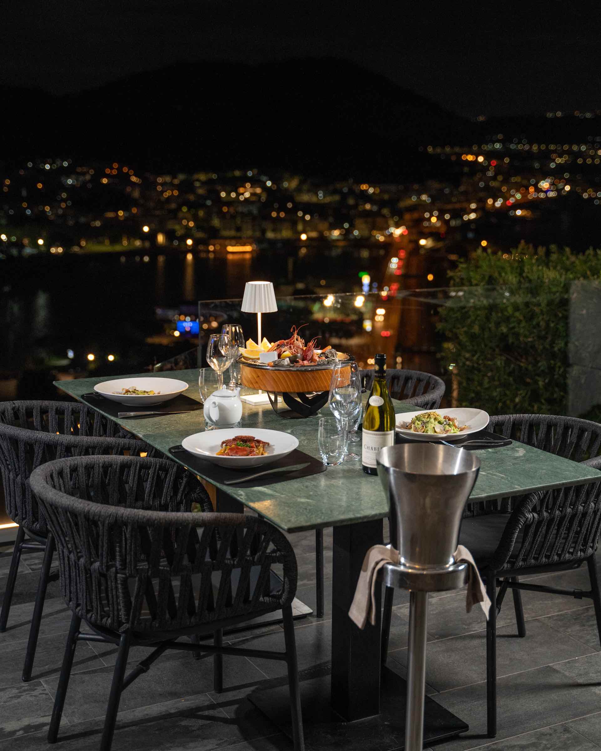 Cucina di mare, sotto le stelle